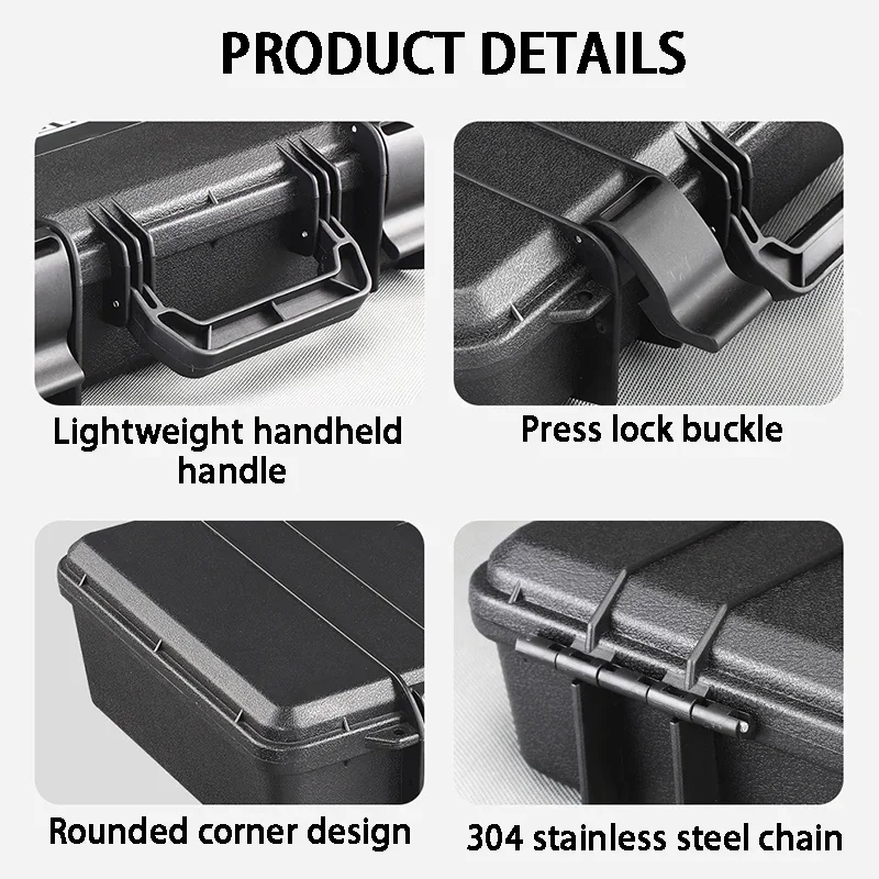 SMRITI Multifunctional Tool Organizer Boxes Portable Hardware Tools Storage Suitcase Instrument Equipment Safety Protection Case 4