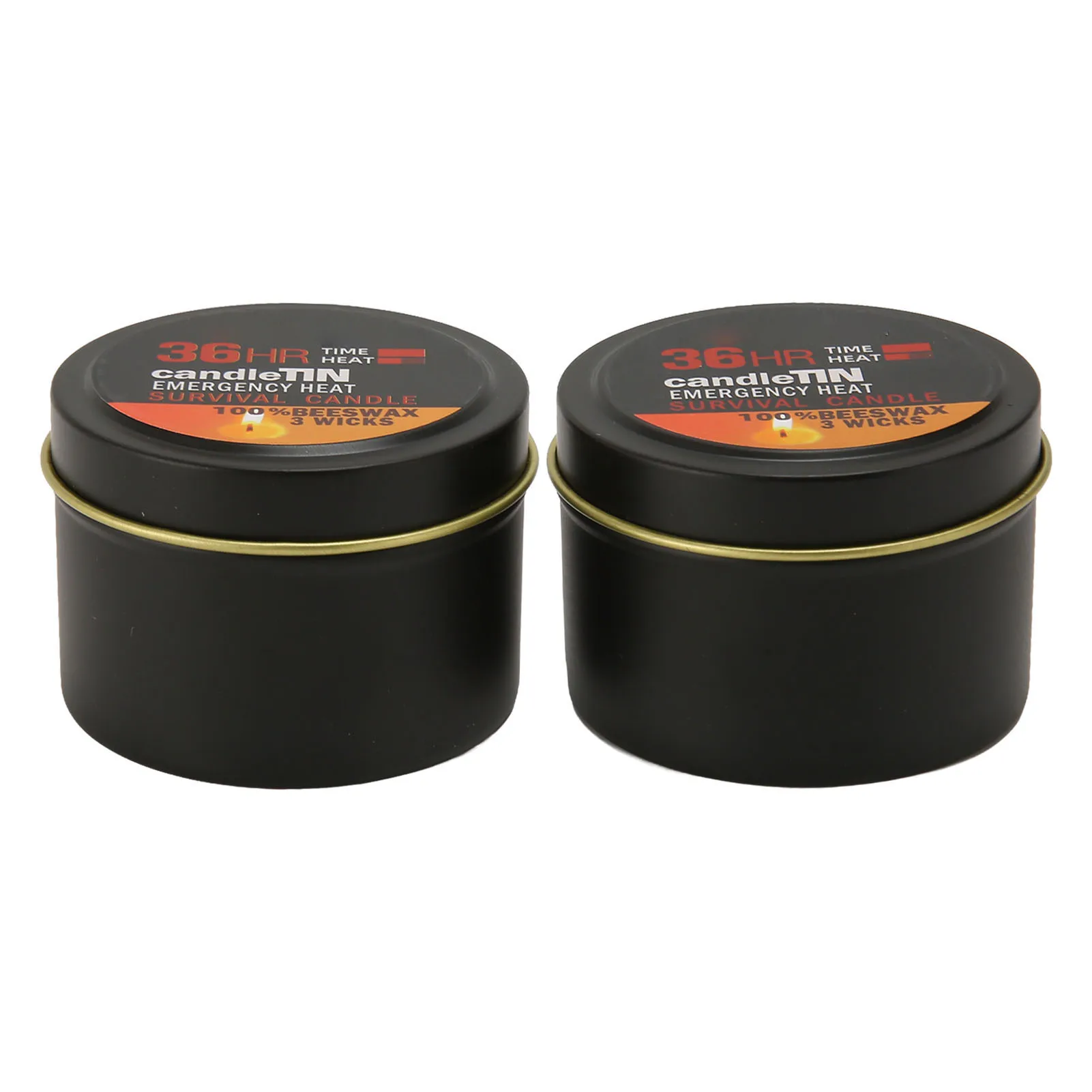 

Уличная аварийная свеча, легкая романтическая Свеча для выживания в виде пчелиного воска, 36 часов, с 3 фитилями, для дома и кемпинга