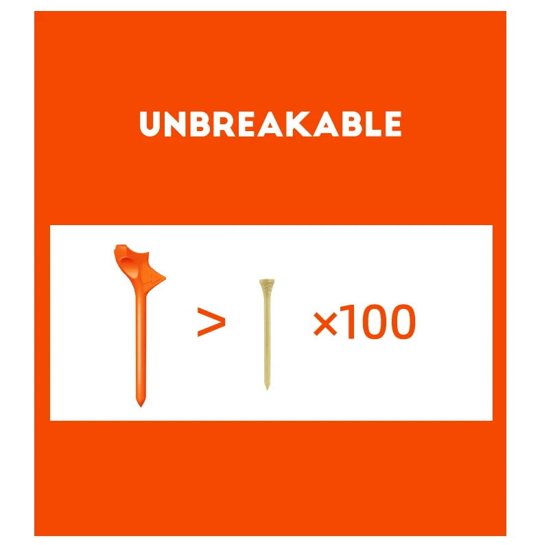 Description Picture 4 of itemGolf Tees 10° Diagonal Insert Golf Ball Tee 4-Color Boxed Rhombic Golf Ball Holder Reduces Rotation Increases Distance Speed
