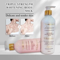 Lotion pour le corps blanchissante au glutathion or 24 carats, crème hydratante éclaircissante et raffermissante pour le corps 5