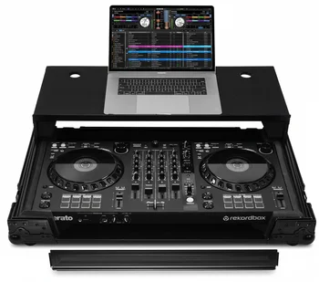 Valigia per Attrezzatura DJ, Flight Case in Alluminio, Scatola Porta Giradischi, Rack per Mixer DJ Adatto per PIONEER e DENON, Schiuma EVA Resistente