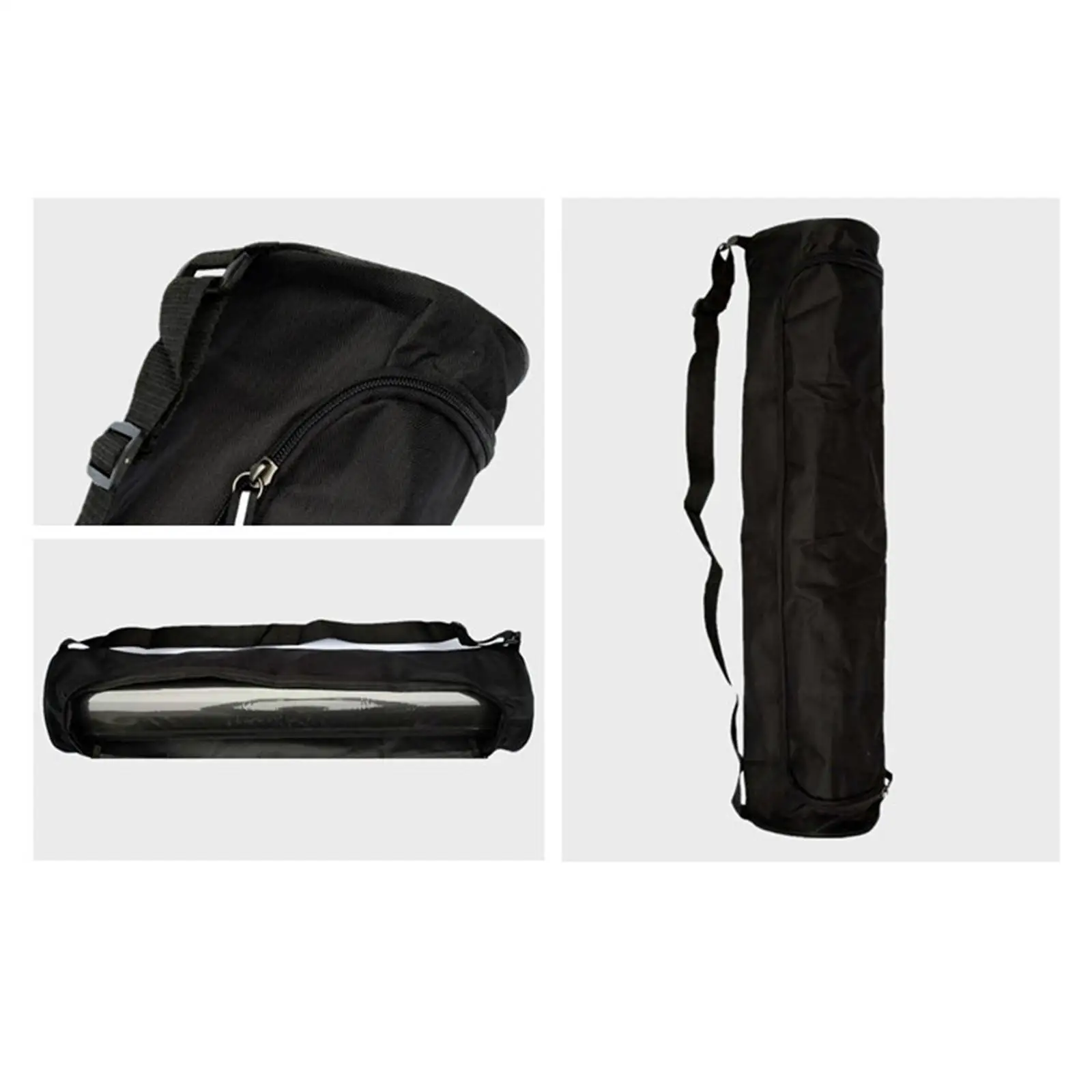 Women Men Yoga Mat Zip Gym Bag Waterproof Oxford Cloth Yoga Mat Carrier Holder