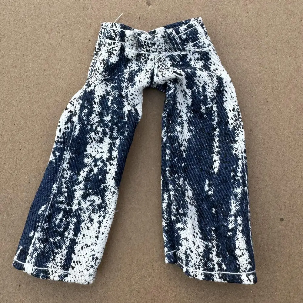 Handmade Vintage Hip-Pop Doll Trousers - DIY Accessory