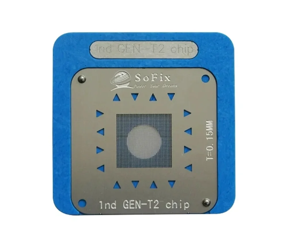 Sofix 로직 보드 BGA reballing Macbook Pro 15인치 16인치 A1990 A2141 FCH PCH Reballing Jig 및 T2 스텐실용 자기 스텐실