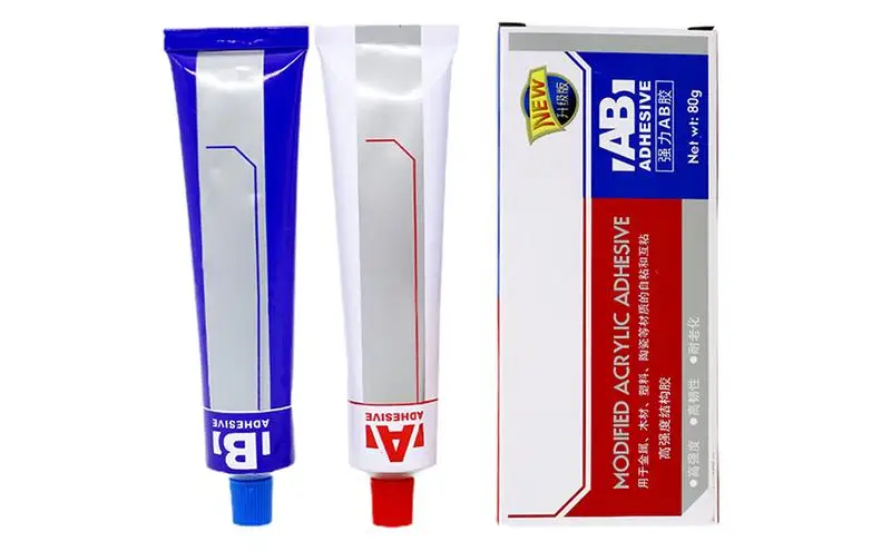 

80g Ab Glue For Metal Strong Acrylic Adhesive Glue clear formula effectively improved stickiness multiple Metal Ceramic for Auto