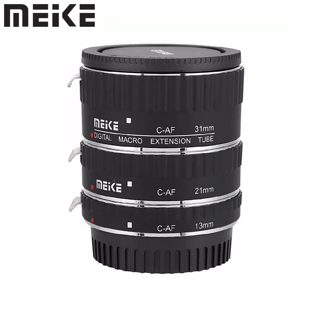 Meike Mk-C-Af1-A Af Auto Focus Macro Extension Tube Set Per Canon Eos Ef Ef-S Lens Fotocamere Dslr 1100D 700D 650D 600D 550D 500D