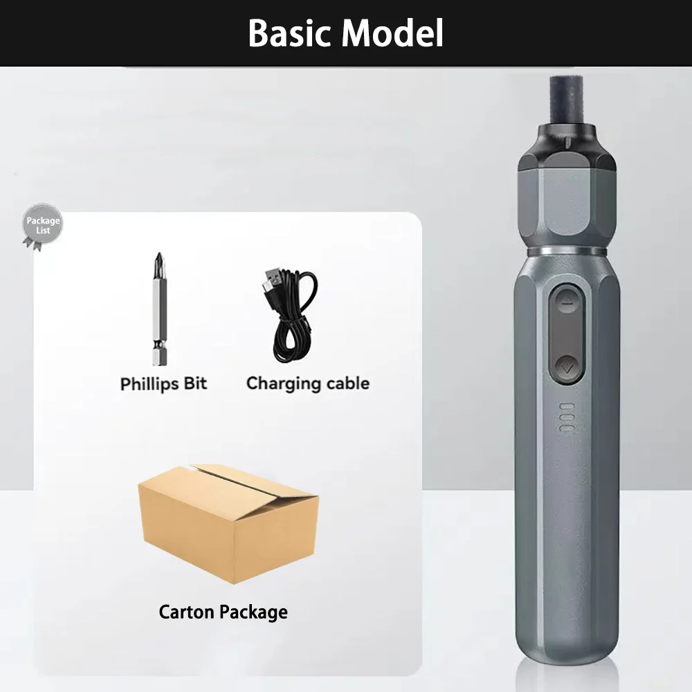 Mini Cordless Electric Screwdriver Manual/Auto Rechargeable Lithium Battery Household Small Electric Drill Screw Driver Bit Tool