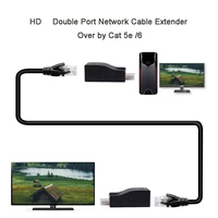 Mini Video Extender HDMI-compatible to RJ45 4K HDTV 1.4 Up to 30M Extension to RJ45 Over Cat 5E/6 Network LAN Ethernet Adapter - Image 5