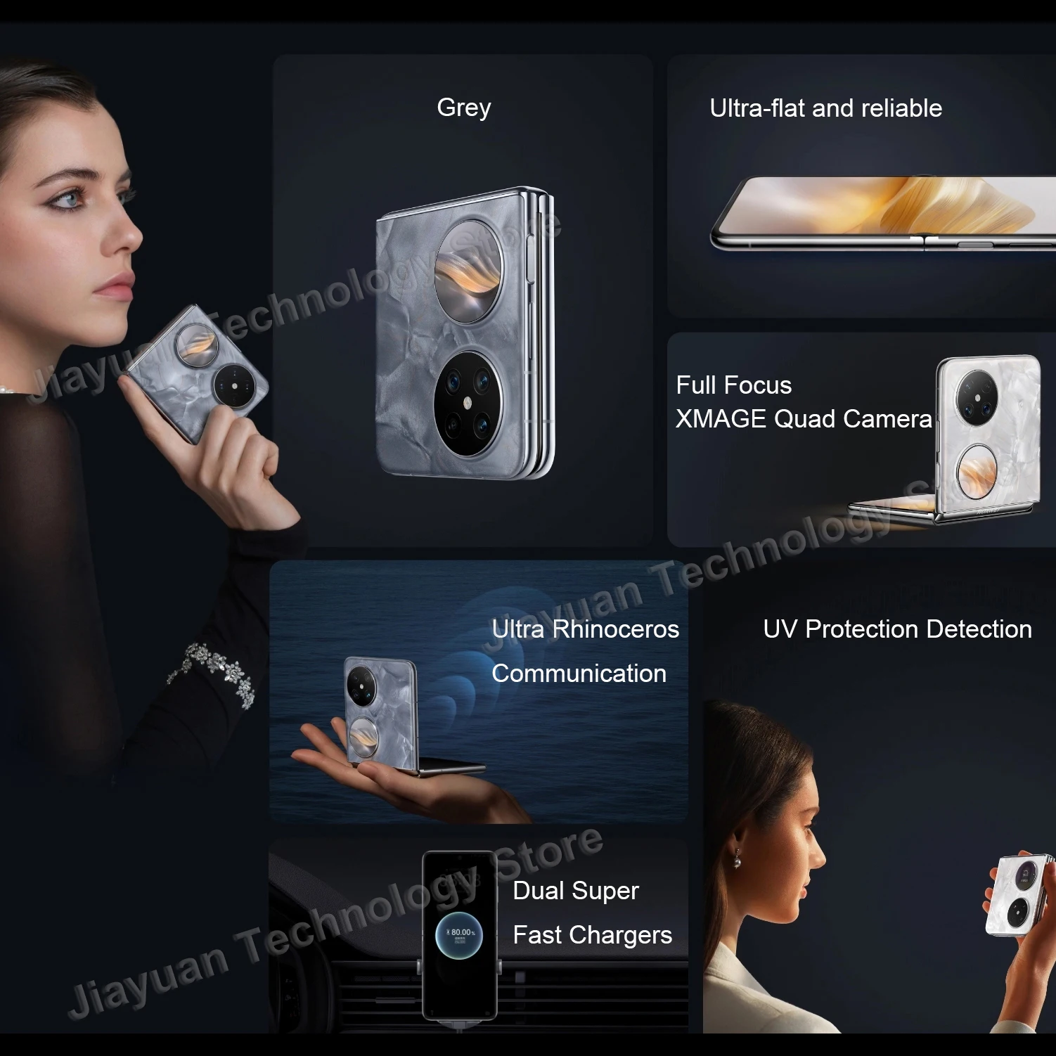 Orignal Huawei Pocket 2 Foldable Phone 6.94\