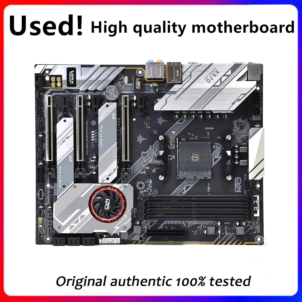 Per La Presa Della Scheda Madre Cvn X570 Gaming Pro V14 Colorata Am4 Ddr4 Per Scheda Madre Usata Desktop Originale Amd X570