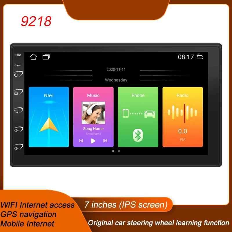 

BQCC Car Radio Wireless Carplay Android Auto 7-inch IPS screen GPS Navigator MP5 Player Wi-Fi GPS FM BT Car Audio