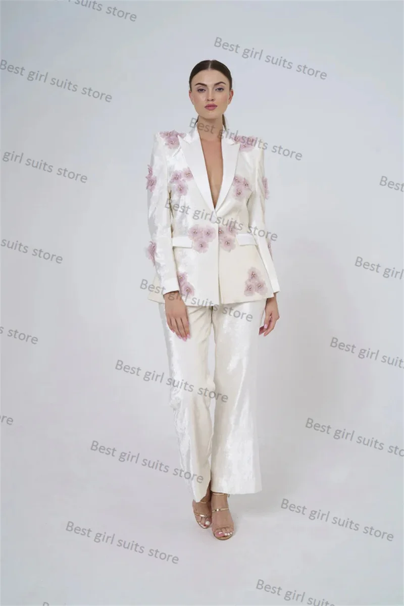 Beautiful Suit With Flower Design PC2545