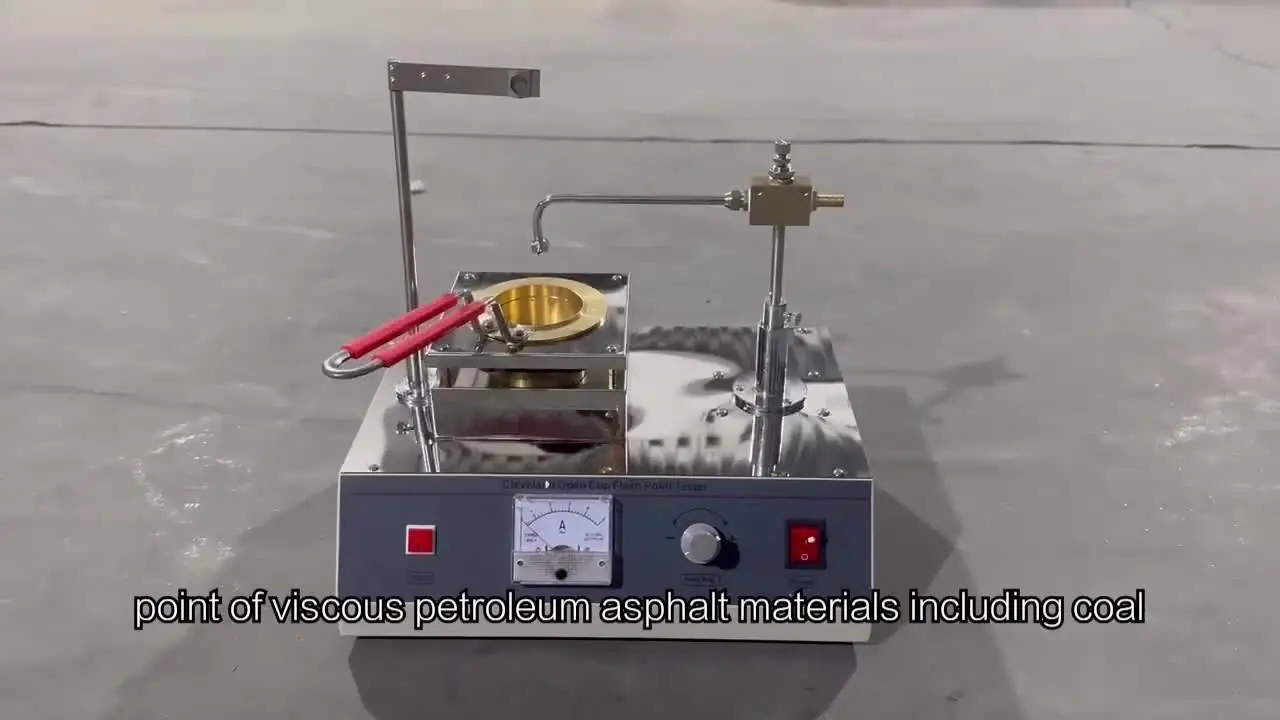ASTM D93 Тестер точки вспышки с закрытой чашкой