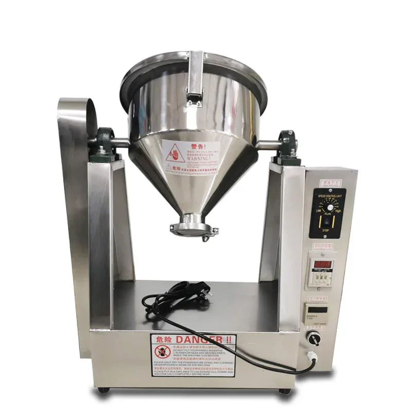 10L 20L Micro Stainless Steel Mixer Medicine Chemical Food Test Laboratory Mixer Mute Powder 3