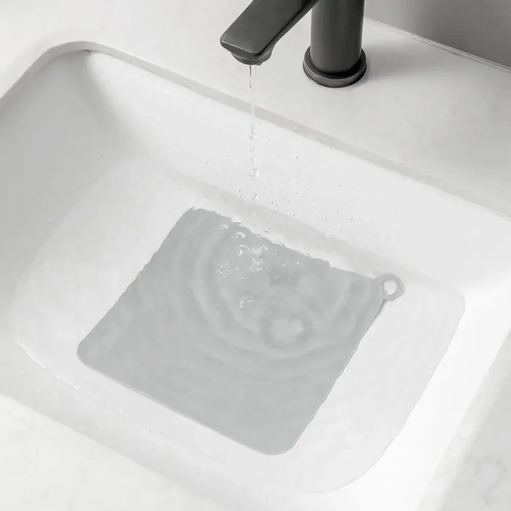 Silicone Floor Drain Cover Shower Drain Cover Silicone Floor Drain Cover Anti-Odor Mat Shower Tub Stopper Bathtub Kitchen Laundry