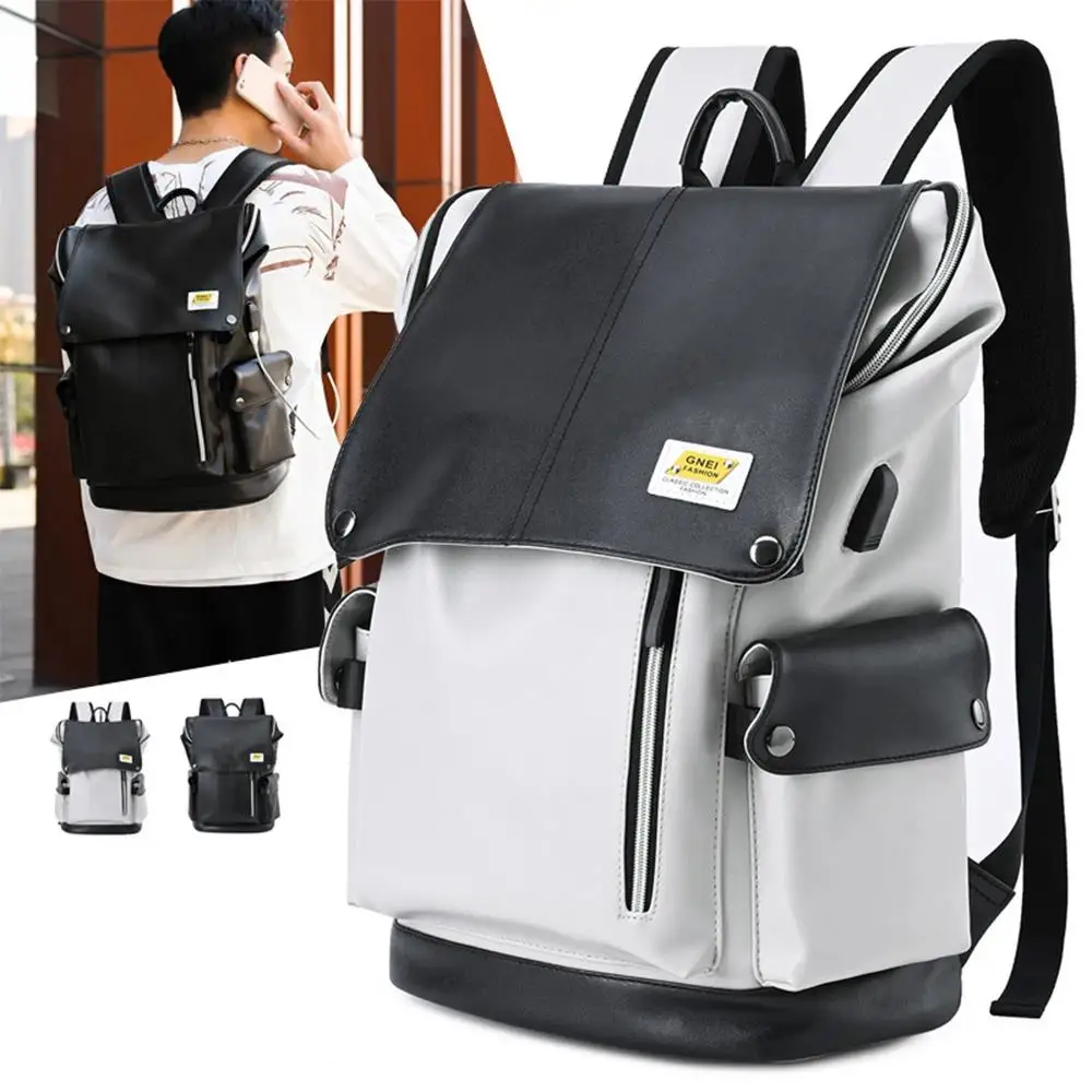 New Backpack Fashion Casual Urban Men Travel Bags Business Computer Bag Large Capacity Preppy Style Women's Notebook Backpack