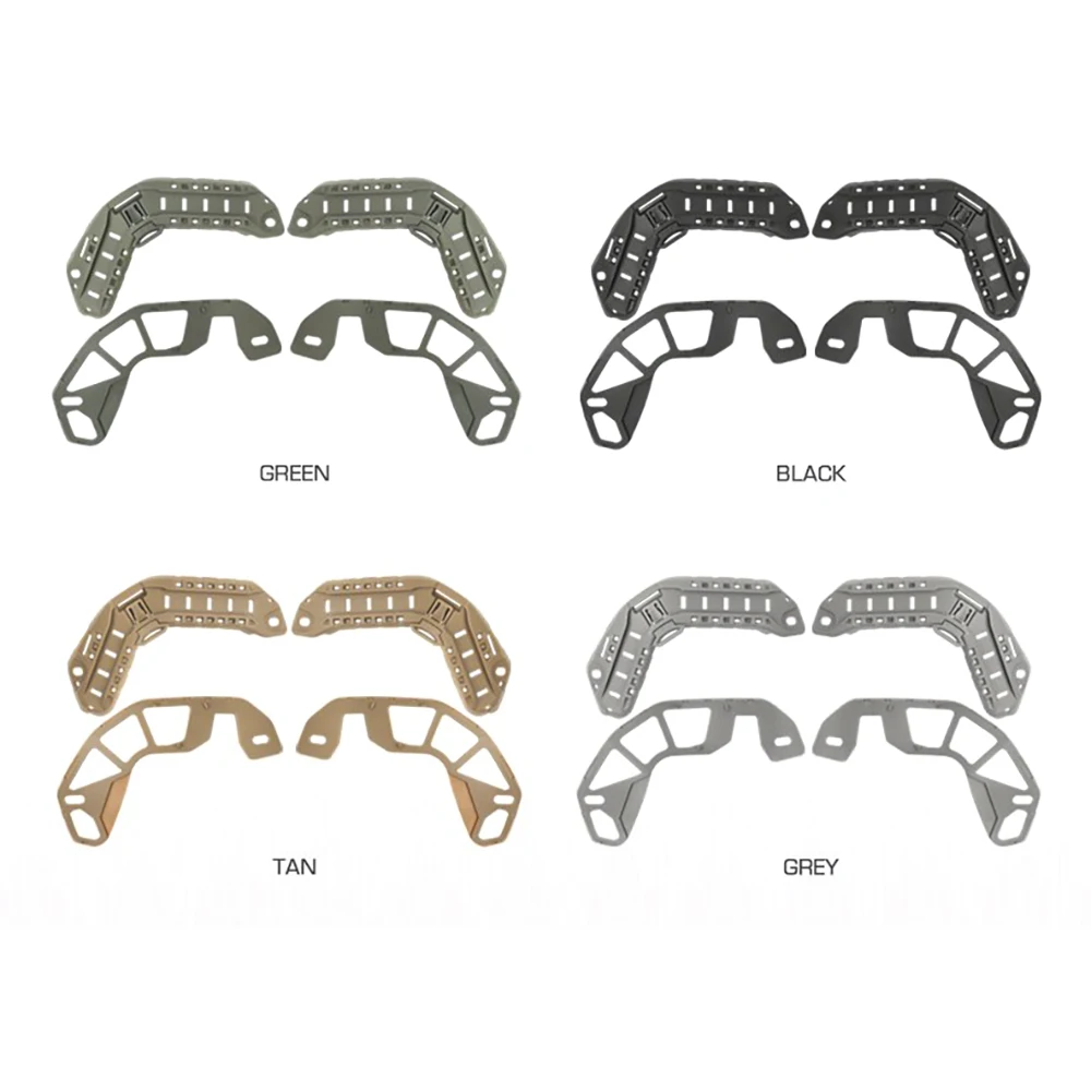 

Double Layers Upgrade Tactical Helmet Guide Rail Mount Kit For FAST High Cut Helmet