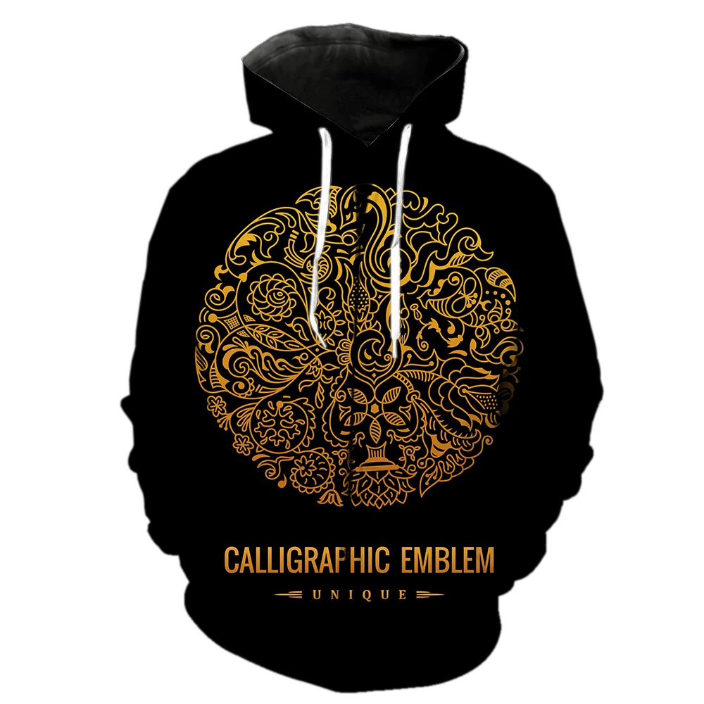

European and American Style Label Men's Zipper Hoodie With Hood Jackets Casual 2022 Hot Sale Spring Harajuku 3D Printed Cool