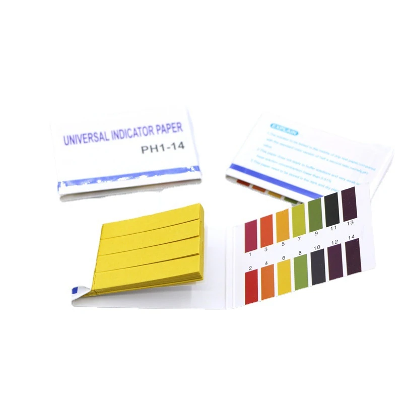 Ph Test Paper 1-14 Precision Ph Test 80 Sheets Yiben Saliva Urine Cosmetic Soil