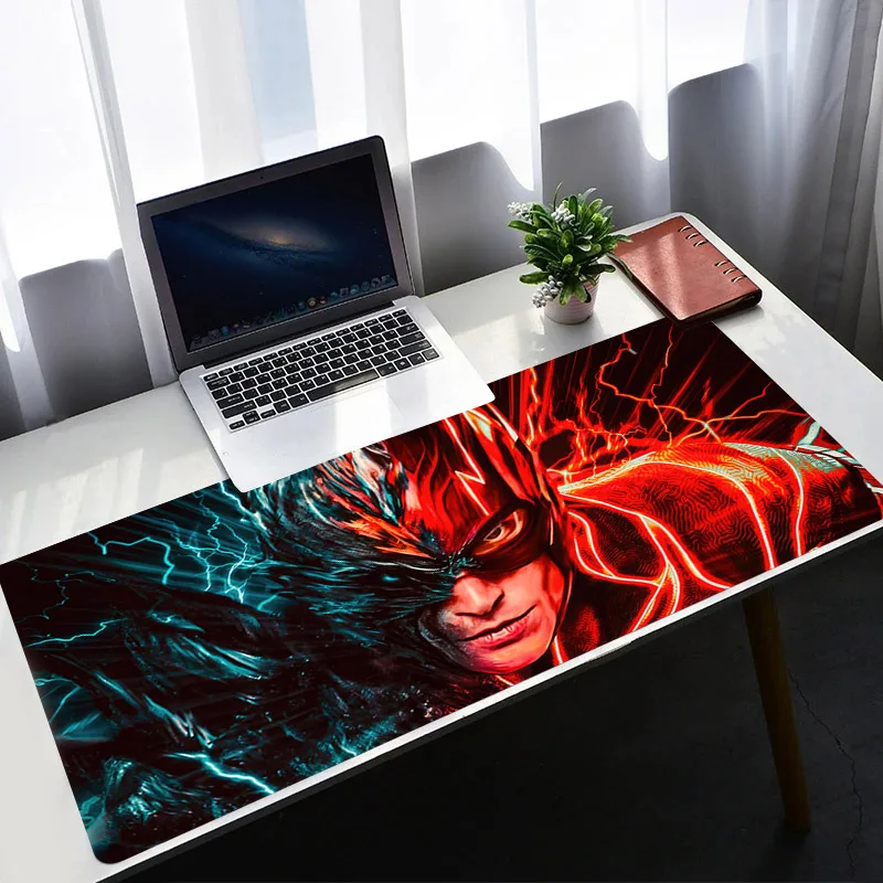 

Flash Marvel Mouse Pad Large Office Computer Table Mat Laptop Accessories Desktop Anti Slip Gaming Mousepad 900x400 Soft Carpet