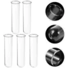 5 Pcs Glass Tubes Test Tube Vase Plant Propagation Tubes Hydroponic Vases Desktop Flower Containers Home Decor Vases 1