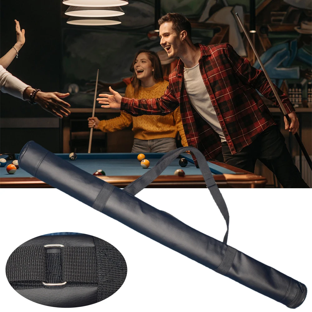 32-Zoll-Queue-Tasche, Tragetasche, leicht, tragbar, für 1/2 Snooker, Billard-Stick, Stange, Billard-Zubehör, verstellbare Teile – Detail 1