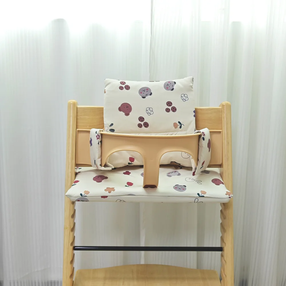 Dining Chair Cushion Cartoon Dining Chair Seat Cushion Baby Eating Anti-dirty Seat Cushion High Chair Cover Waterproof Accessorie