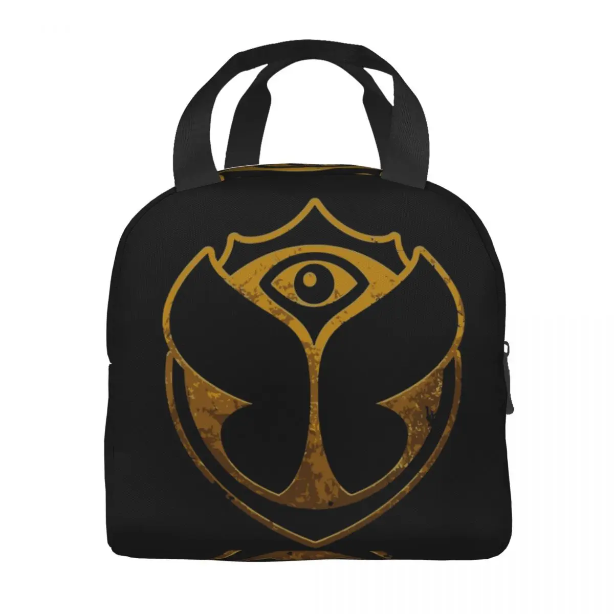 Tomorrowland Insulated Lunch Tote Bag Women Electronic Dance Funny Print Resuable Cooler Thermal Food Lunch Box School