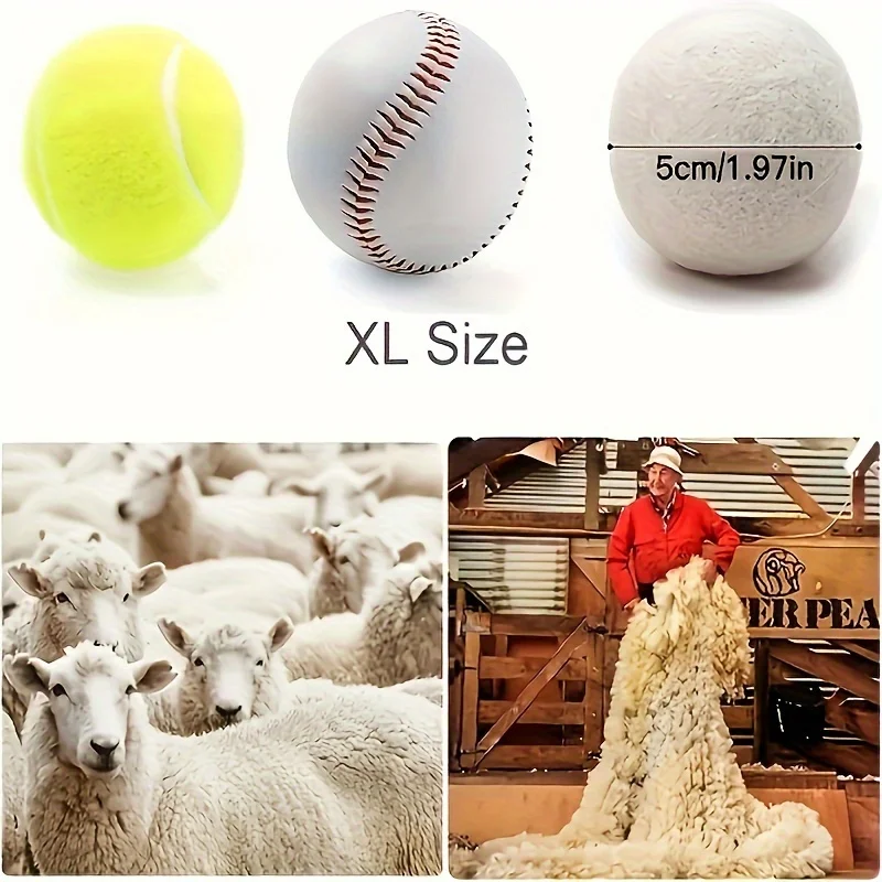 6pcs Wool Drying Balls Static Electricity Reducing Wrinkle Softener Washing Ball Clothes Care Supplies Home Cleaning Gadgets laundry ball