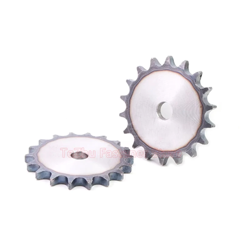 1pcs 26-50 Teeth Process Hole 06B Chain Drive Flat Sprocket Roller Chain Gear Pitch 9.525mm A3 Steel Industrial Sprocket Wheel