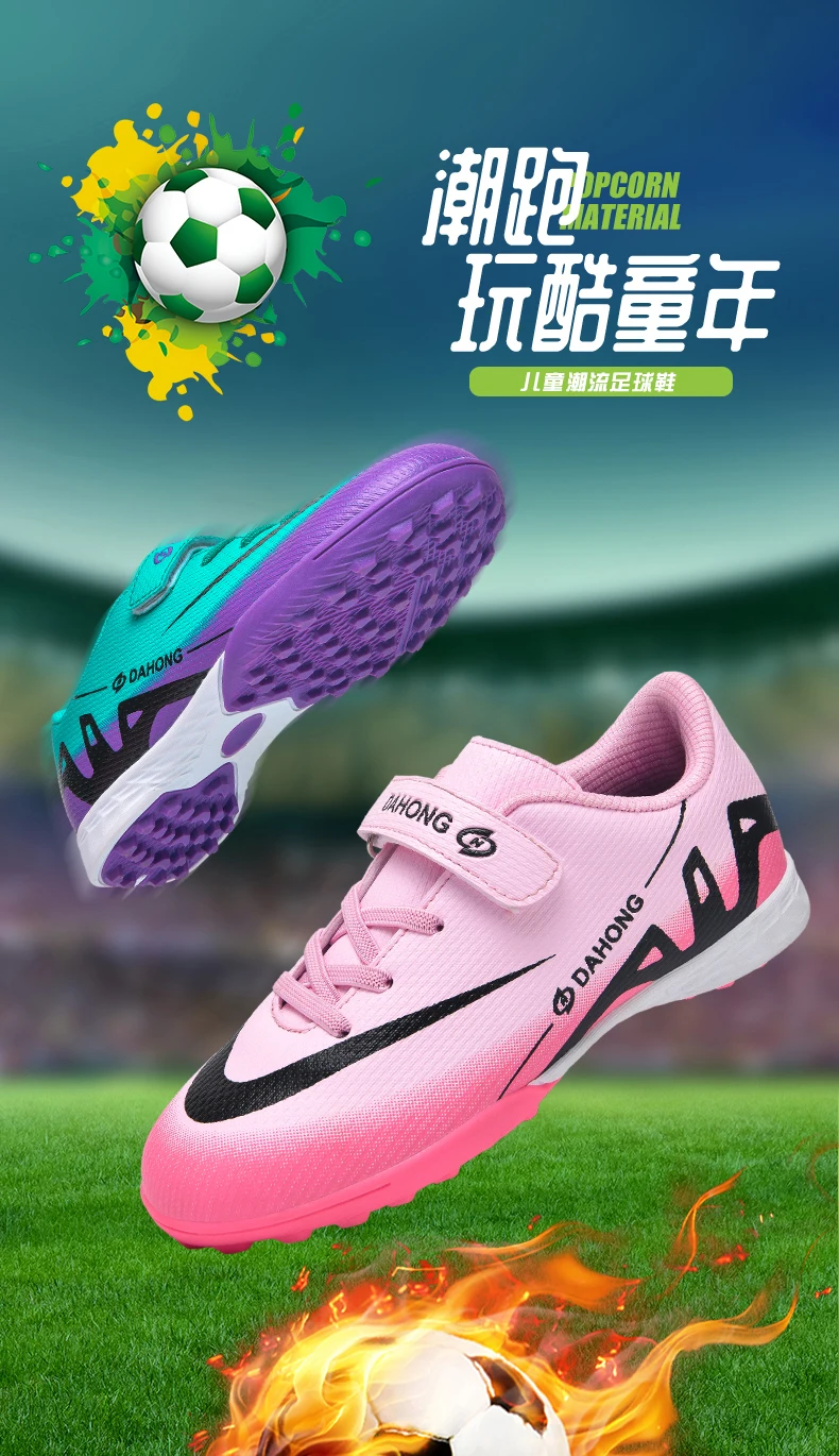 Description Picture 3 of itemKids Football Boots Society Cleats Soccer Shoes Professional Indoor Football Field Boots Children Original Sneakers Boys Match