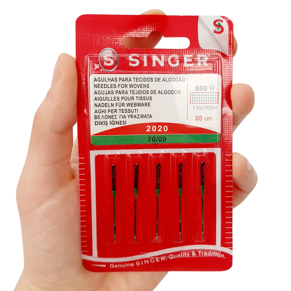 Singer 2032 Sewing Machine Needles Mixed 5 Pack for Leather