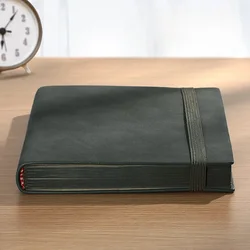 Luxurious Sheepskin A5 Leather Notebook - Premium Diary & Planner for Professionals and Students (Green)