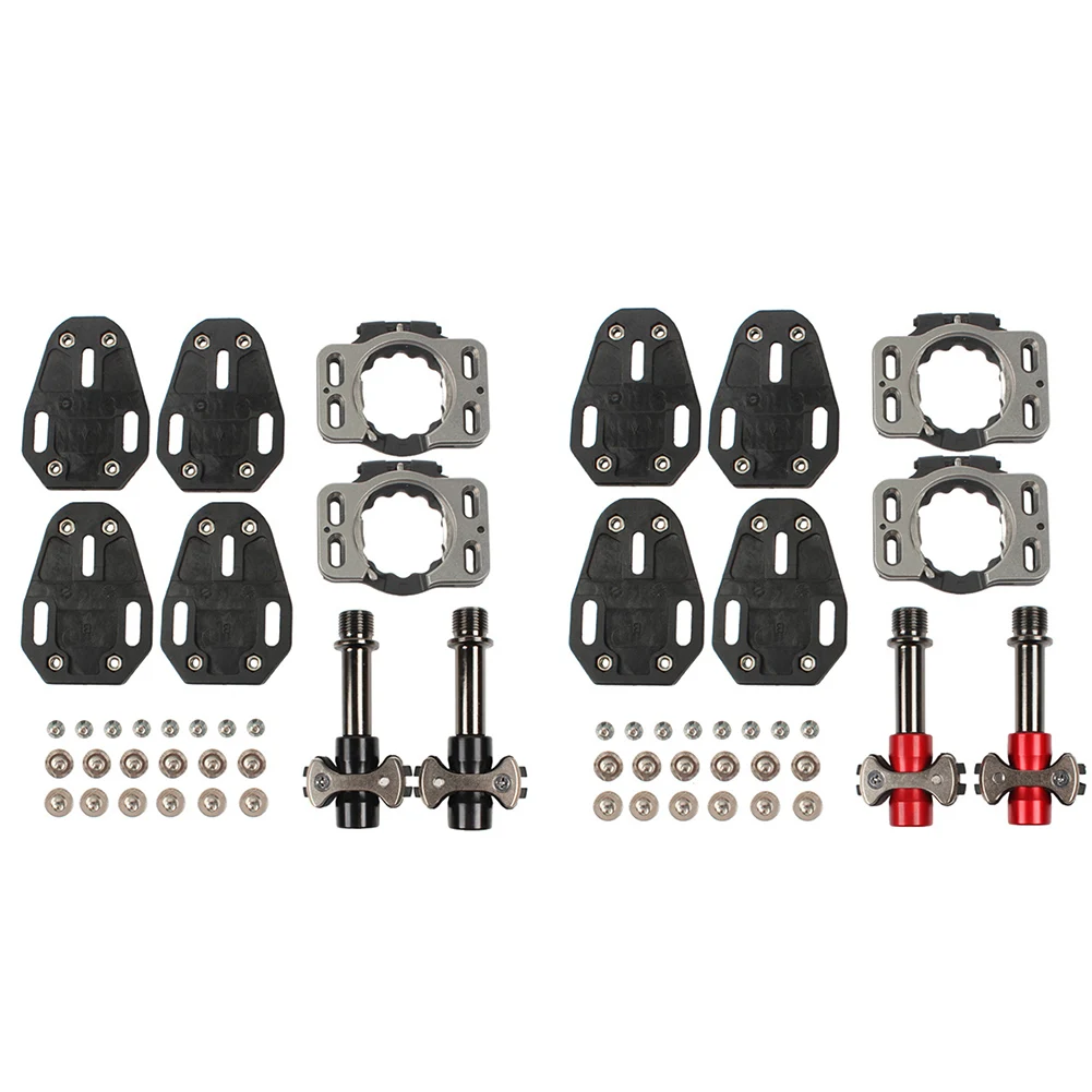 

Bike Pedals Locking Pedal Grease Port High Wear Resistance Nylon Fiber Base Titanium Alloy 1 Pair 1 Pin 2 Cartridges