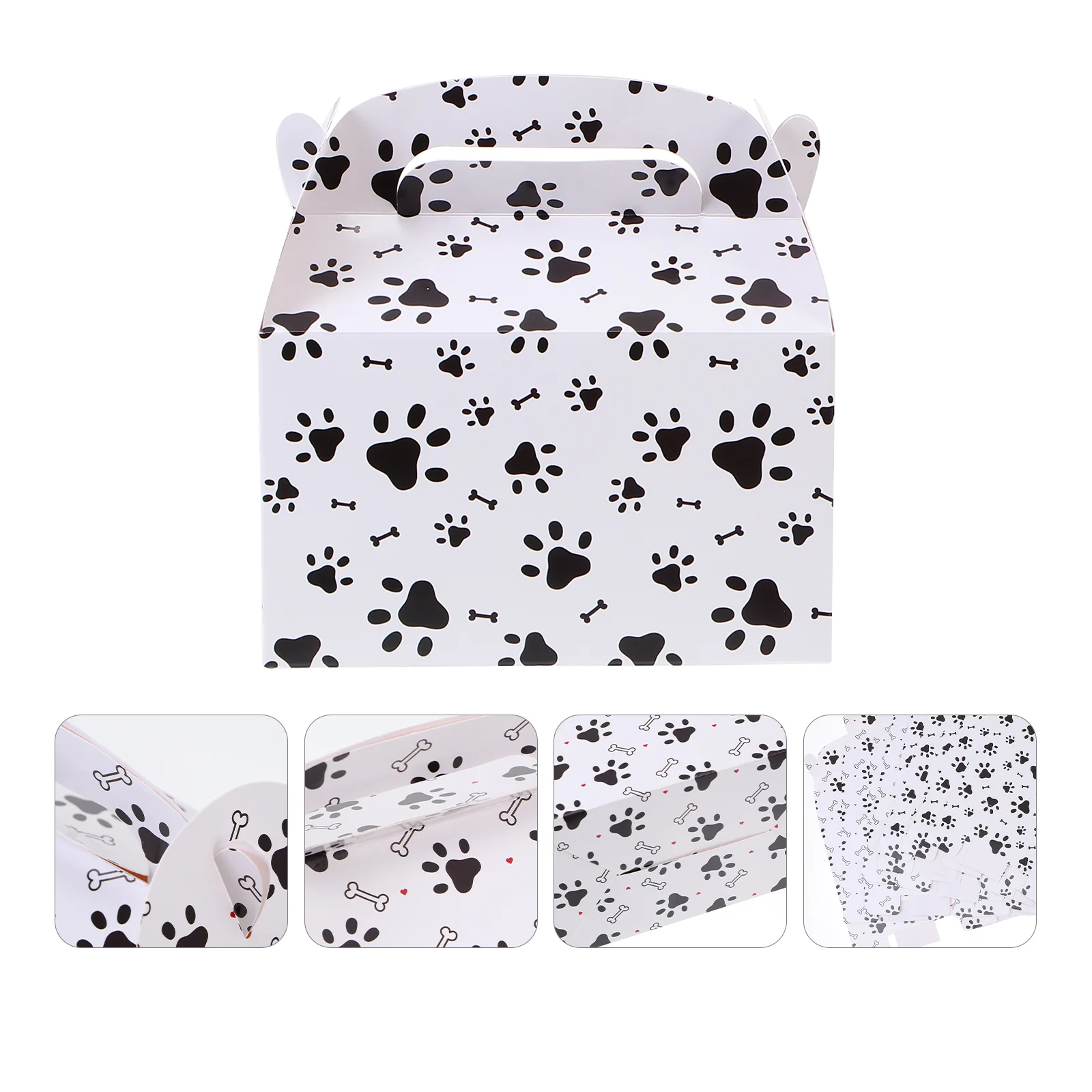 

Creative Dog Footprint Candy Boxes Packaging Boxes Treat Boxes Party Supplies Birthday party candy bag portable gift box