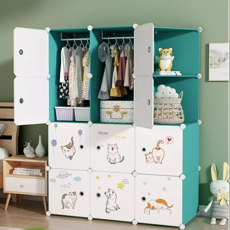 Baby Storage Cabinet Wardrobe Children's Organizer Dresser Montessori Clothes Closet Dresses Girls Armario De Varios Pisos