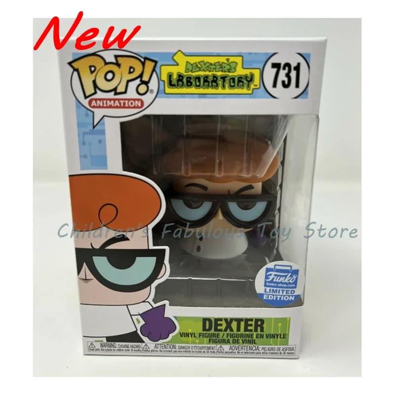 New Funko Pop Dexters Laboratory Series Dexter #731 Figure Toys Modelli Di Collezione Di Bambole In Vinile Per Regalo Per Bambini