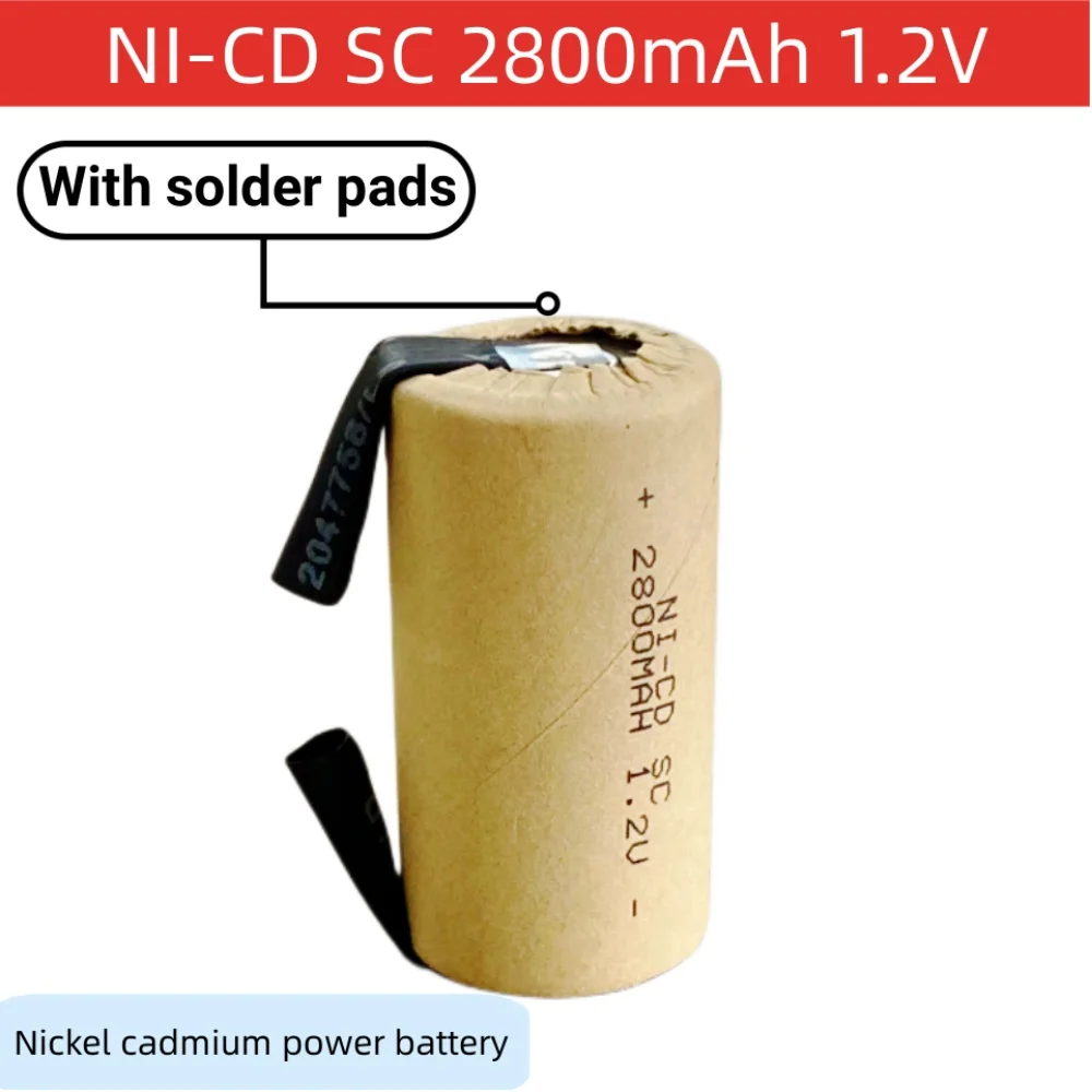 Rechargeable Batteries 2800mah 1.2v NI-CD For Makita Bosch B&D Hitachi Metabo Dewalt Electric Screwdriver