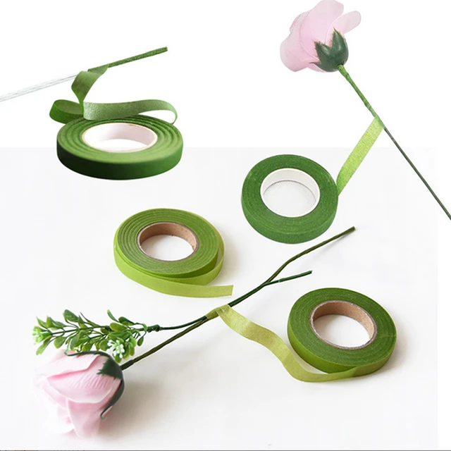 5/1Rolls Self-adhesive Bouquet Floral Stem Tape Artificial Flower Stamen  Wrapping Florist Green Tapes DIY Flower Supplies - AliExpress