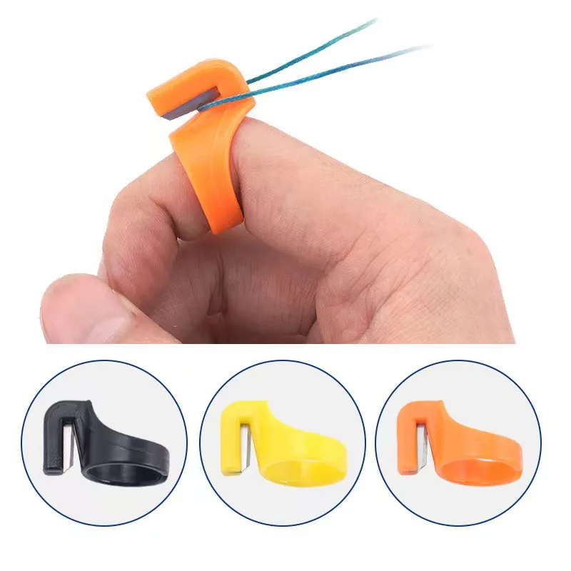 1/2 Pcs Sewing Accessories Tools Finger Knife Ring Thread Cutter