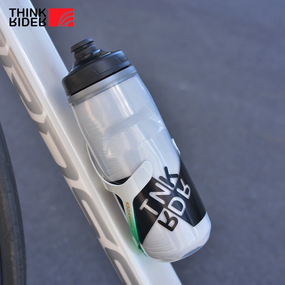 ThinkRider Insulated Cold Cycling Water Bottle Portable 620ml/21oz MTB Bottle Ultralight Dustproof Sports water bottle bicycle water bottle sports bottle