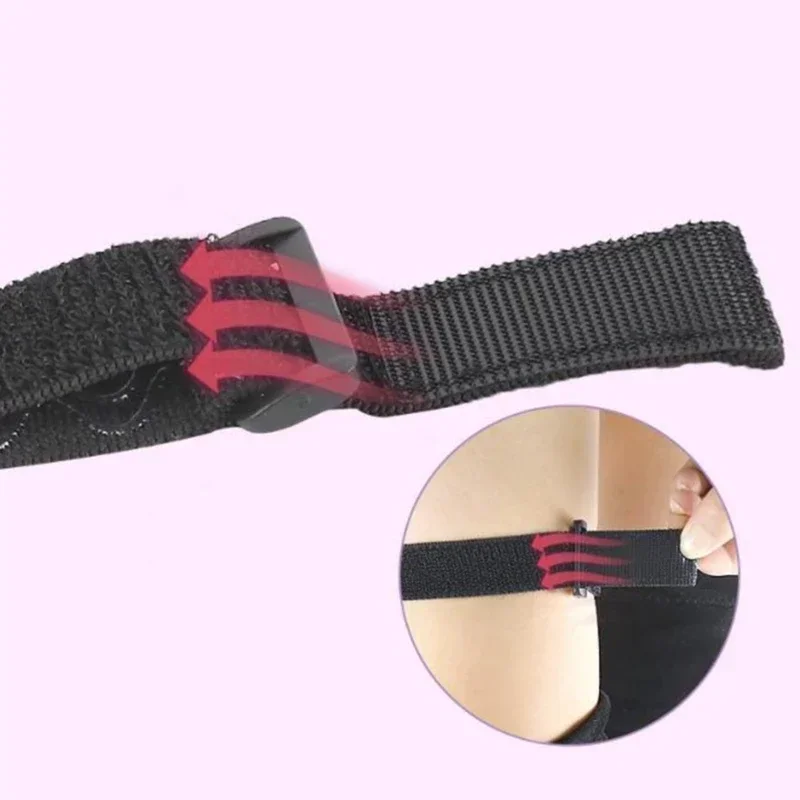 Shoelaces Woman Adjustable Adhesive Tape Shoelaces Boots Anti-slip Belt Strap Elastic Shoe Laces Lock Holding Loose Boot Belt Accessoires