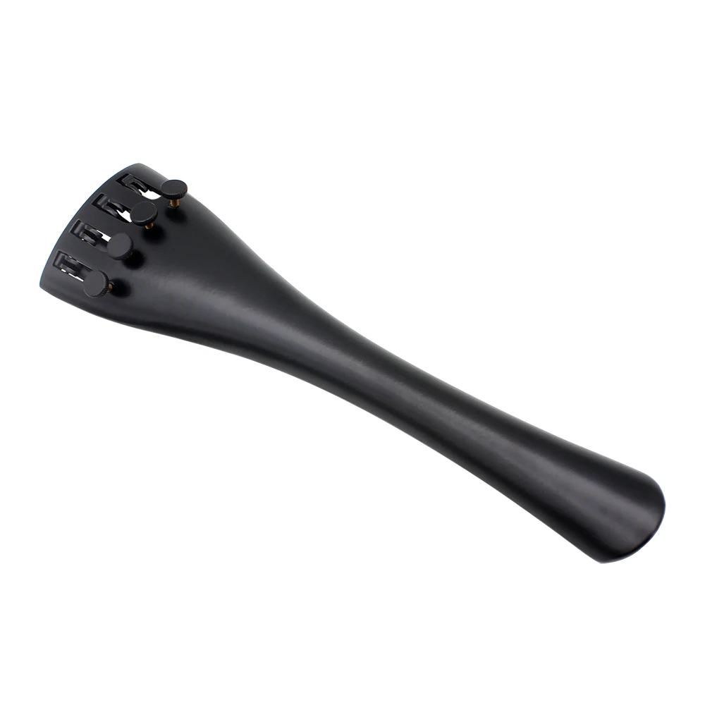 Cello Tailpiece Aluminum Alloy Tailpiece for Professional Pianist Adjustable Stringed Instrument 4 Fine Tuners 4 4 3 4