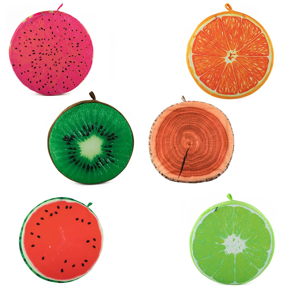 1 Pc Kissen 40 cm Sitzkissen Obst Form Runde Kissen Plüsch Für Outdoor Home Garten Wohnzimmer Hause Dekoration zubehör – Detail 36