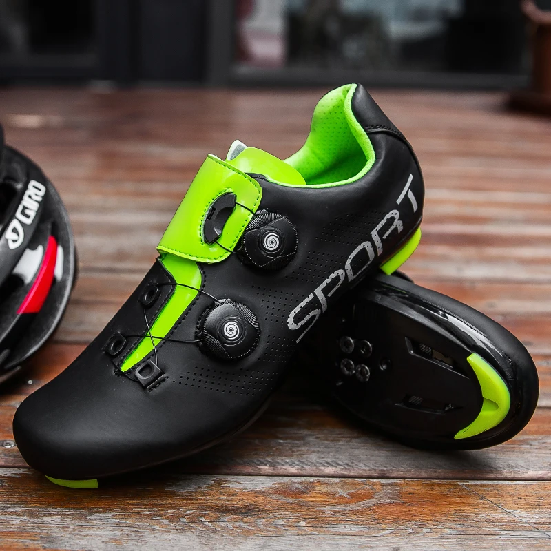 New Design Brand Cycle Sport Shoes for Men Large Size 38-47 Youth Athletic Training Cycling Bicycle Sneakers Luxury Bike Shoes
