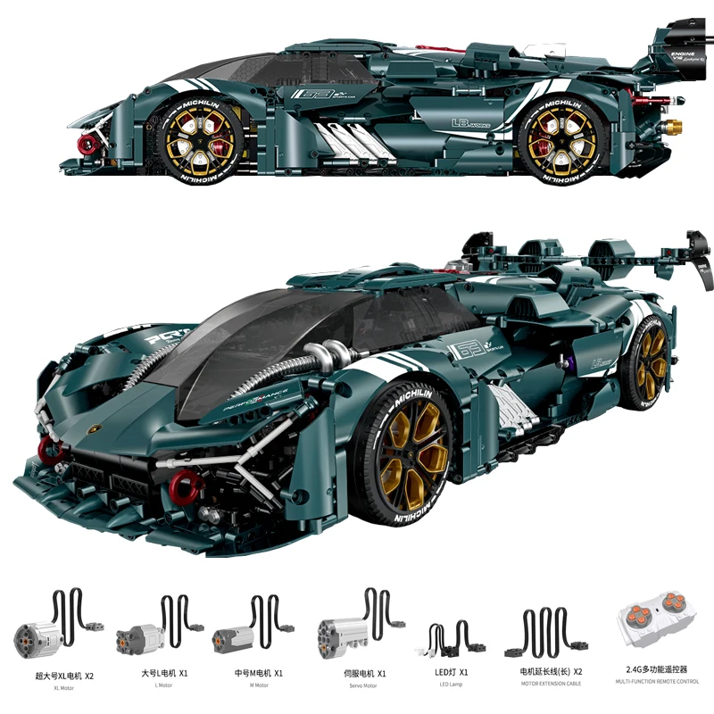 INSTOCK18TechnicalRCSportsCarTerzoMillenioBuildingBlocks