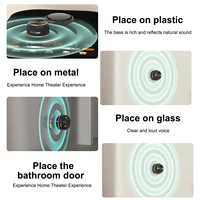 duraMOBI Pro Bone Conduction Speaker TWS Wireless Bluetooth 5.0 Speaker IP54 Waterproof EQ Mode Speakers Colorful Ambient Light 2