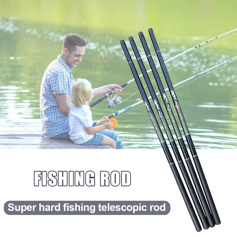 

FRP Freshwater Fishing Handle Rod Shore Casting Carp Fishing Rods Pole 3M 4M 5M 6M Hard Feeder Fishing Tackle for Stream River