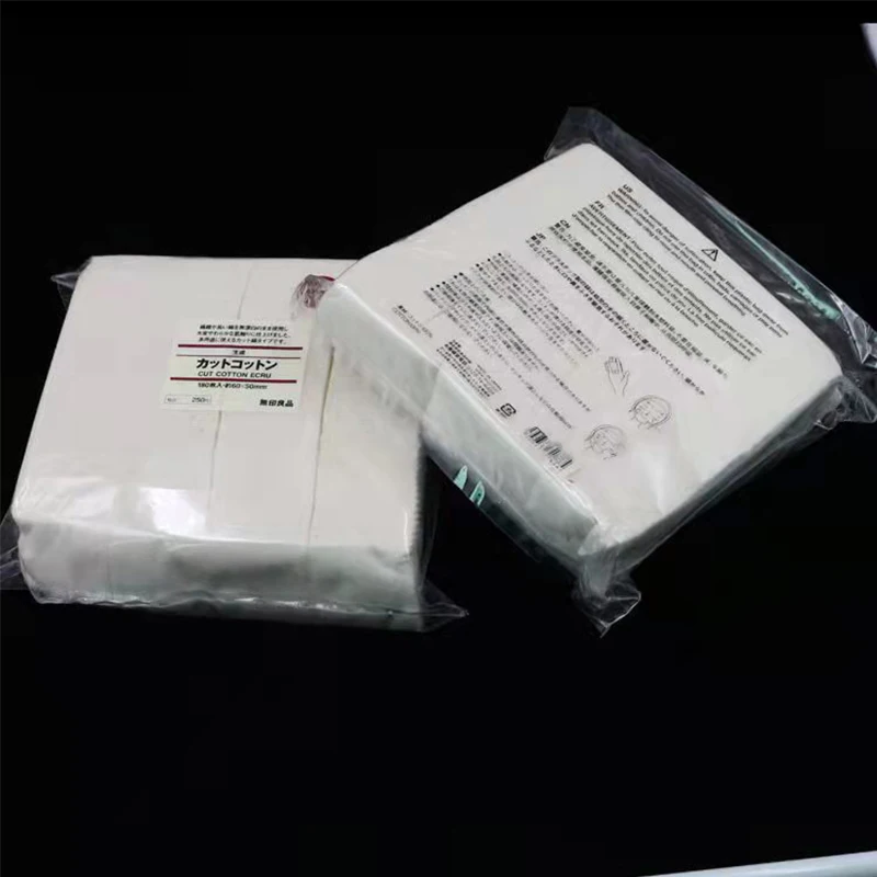 Japanse Biologische 100% Katoen Ecru Soft Pad 180 Lakens Ongebleekt Vape Lont