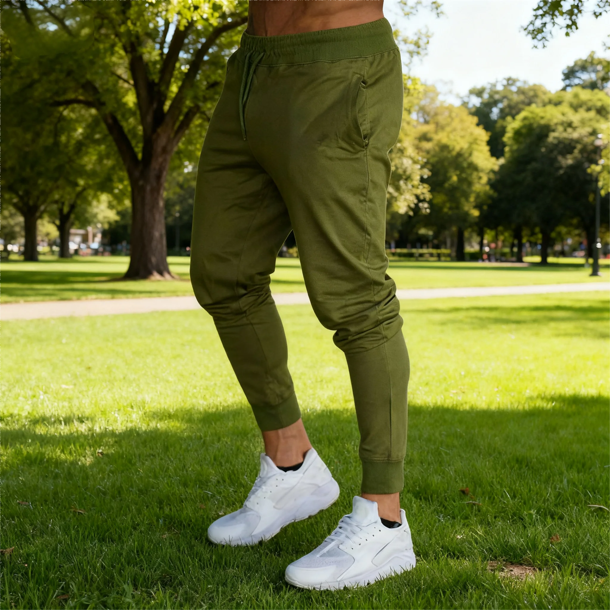 Men Casual Sports Pants Running Workout Jogging Long Trousers 8 Sa022094e78b1413c87640f7f733c38baS